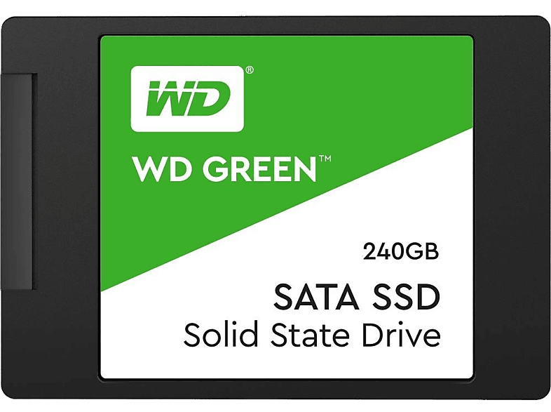 WESTERN DIGITAL SSD harde schijf 240 GB Green PC 2.5'' (WDS240G2G0A)