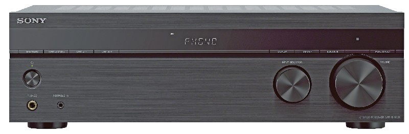 Equipo Sony Strdh190 100w+100w receptor 100 2 canales hires fono 2ch 200w entrada phono para tocadiscos conectivi compatible color negro 2.0