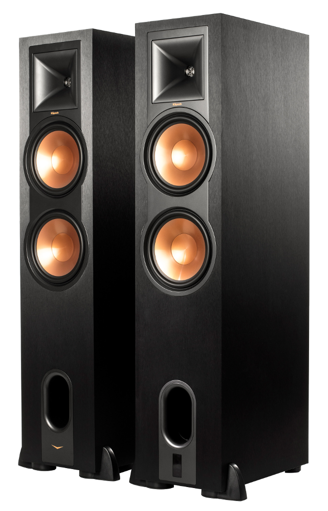 KLIPSCH R-28PF aktív álló hangfalpár, fekete