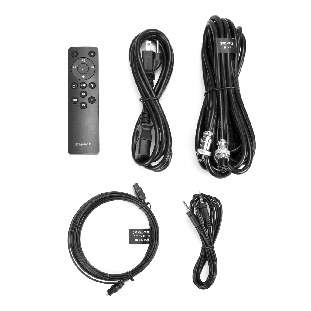 KLIPSCH R-28PF aktív álló hangfalpár, fekete