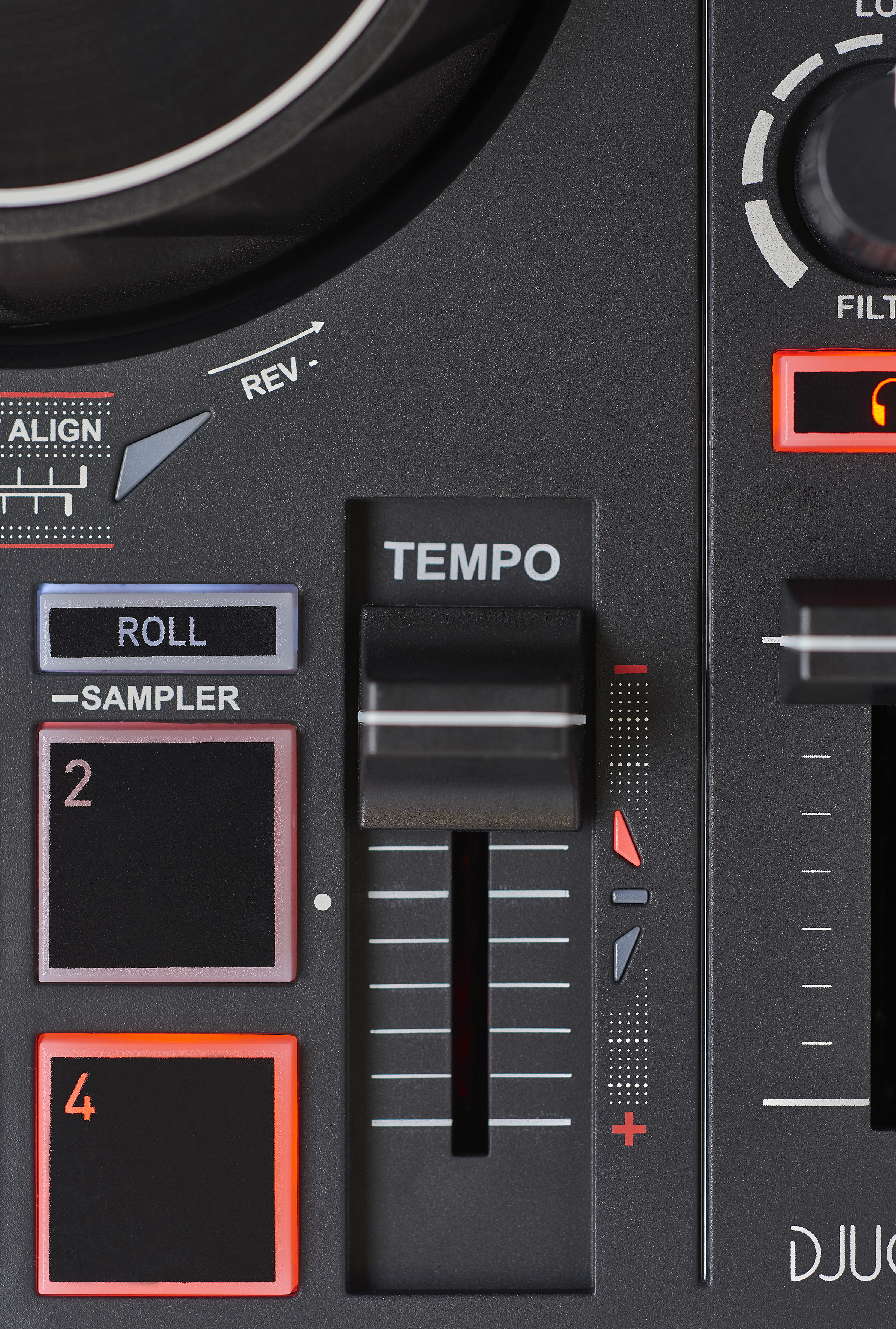 HERCULES Inpulse 200 DJ Controller, Schwarz