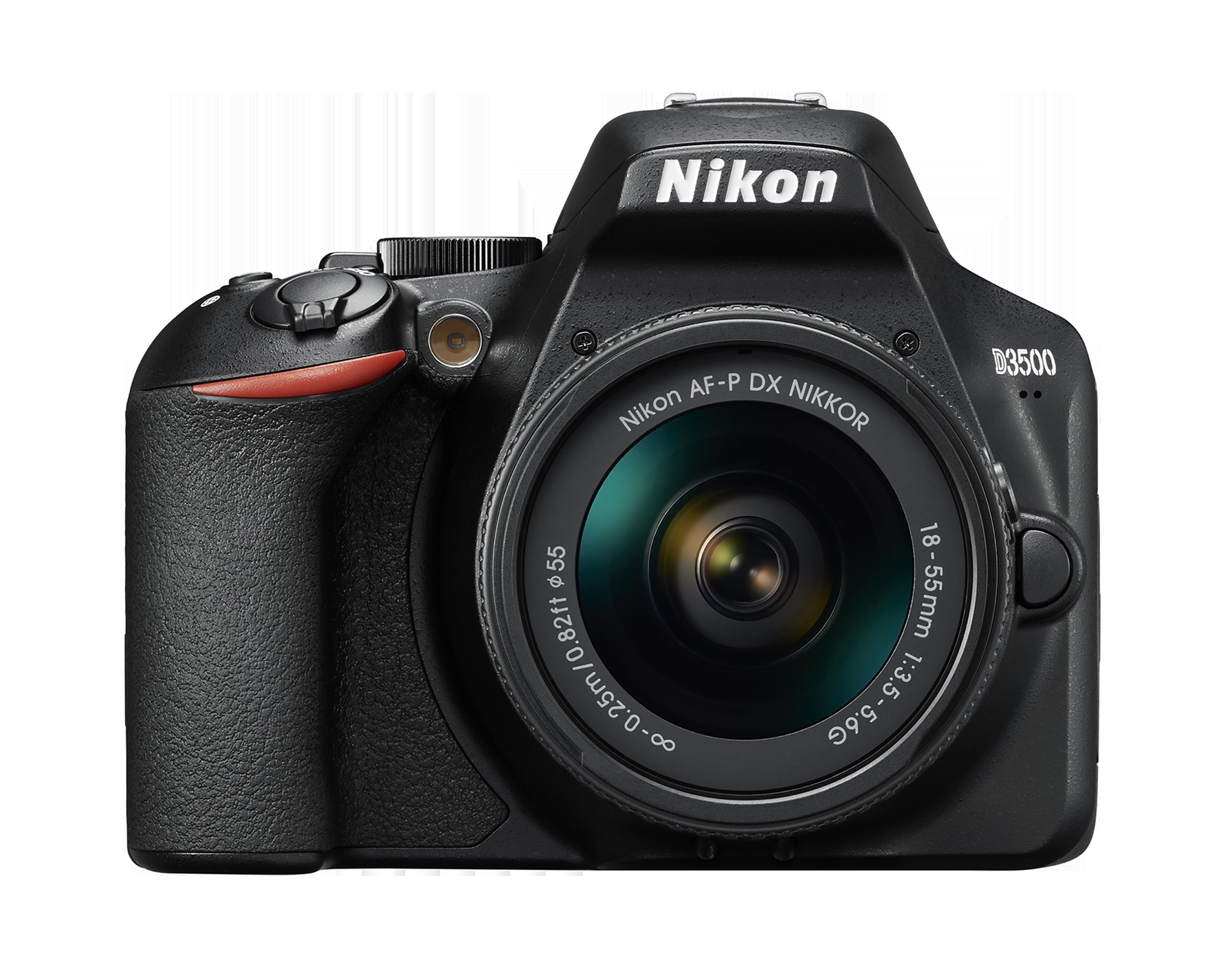 NIKON D3500 Spiegelreflexkamera, 18-55 mm Objektiv, Schwarz