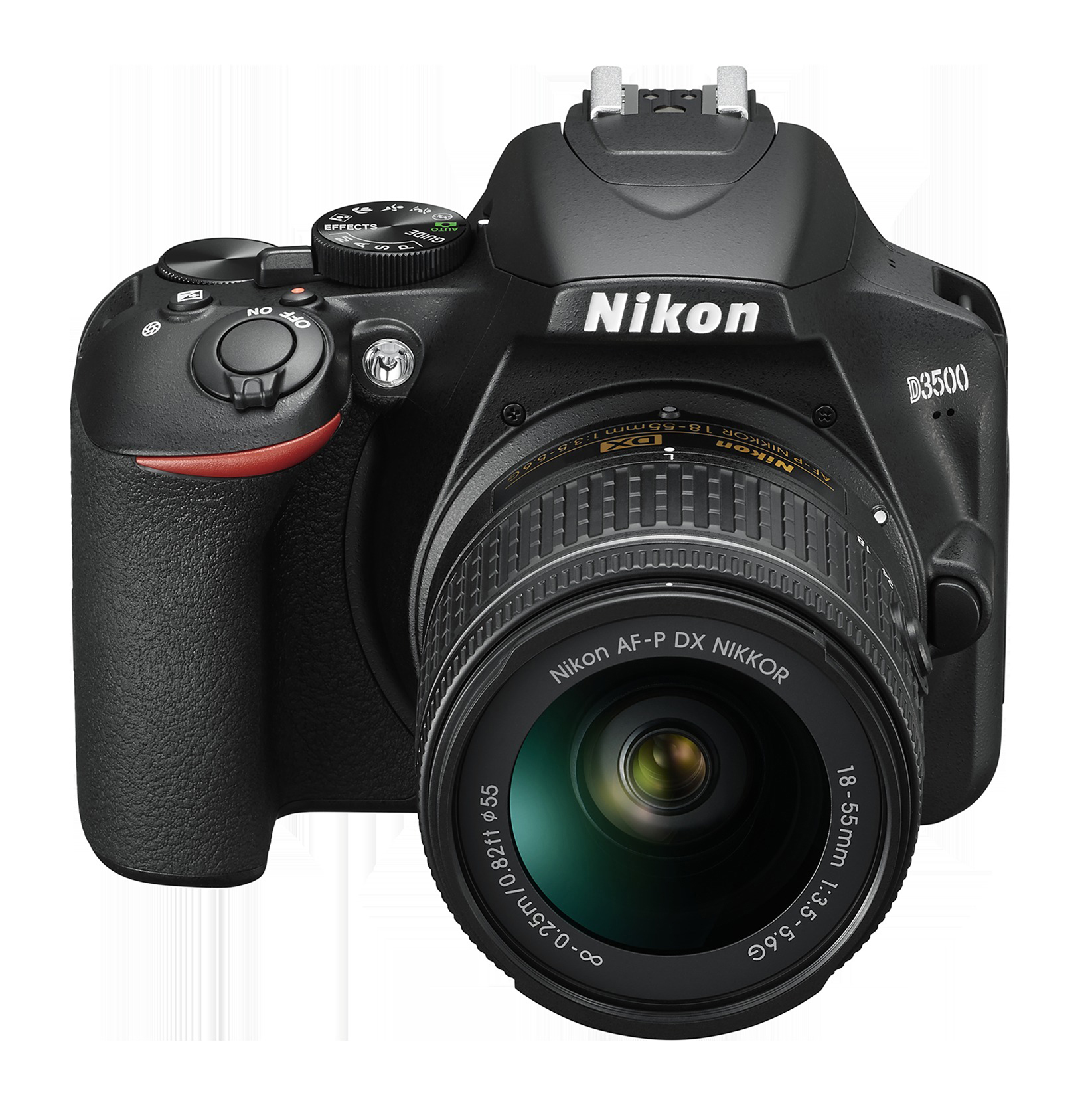 NIKON D3500 Spiegelreflexkamera, 18-55 mm Objektiv, Schwarz