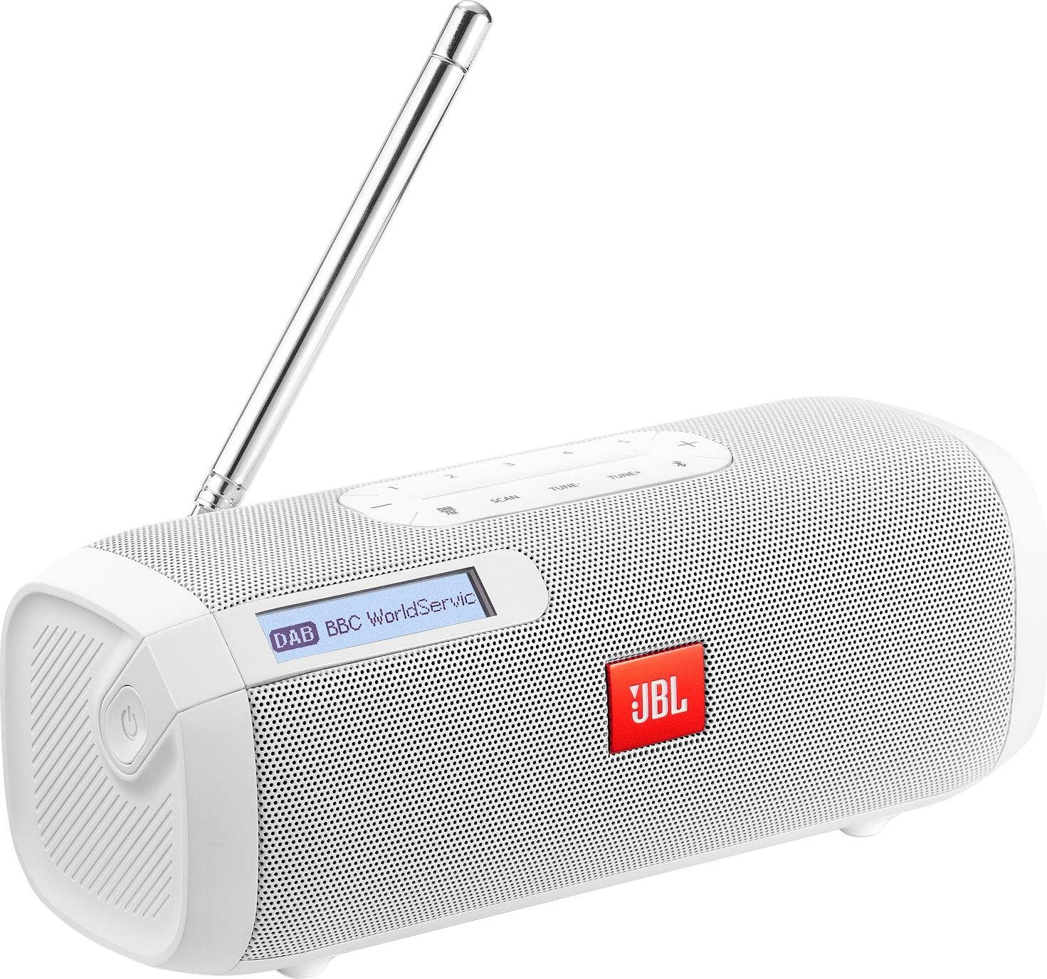 JBL Tuner bluetooth hangszóró DAB/FM rádióval, fehér