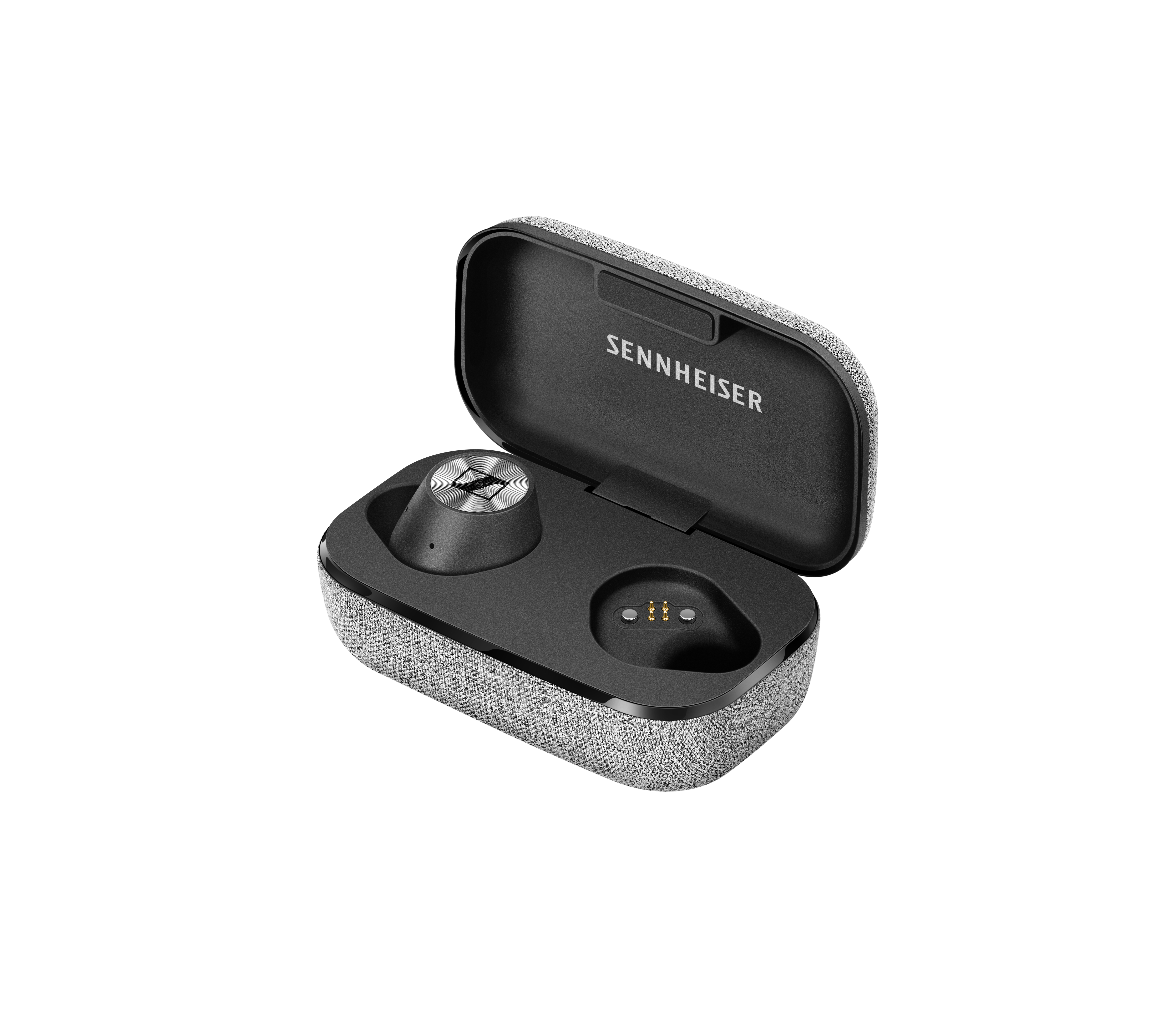 Bluetooth SENNHEISER Schwarz/Silber True Kopfhörer In-ear MOMENTUM Wireless,