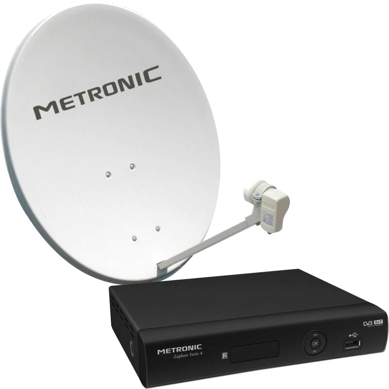 Metronic Kit Satélite - Metronicb Fta,428320 Tdt, Blanco