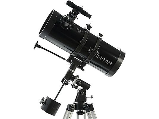 Telescopios - Celestron PowerSeeker 127 EQ, Reflector, Negro