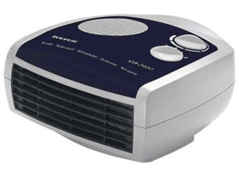 Calefactor - Taurus CA-2400, 2400W, 3 posiciones, Azul y blanco