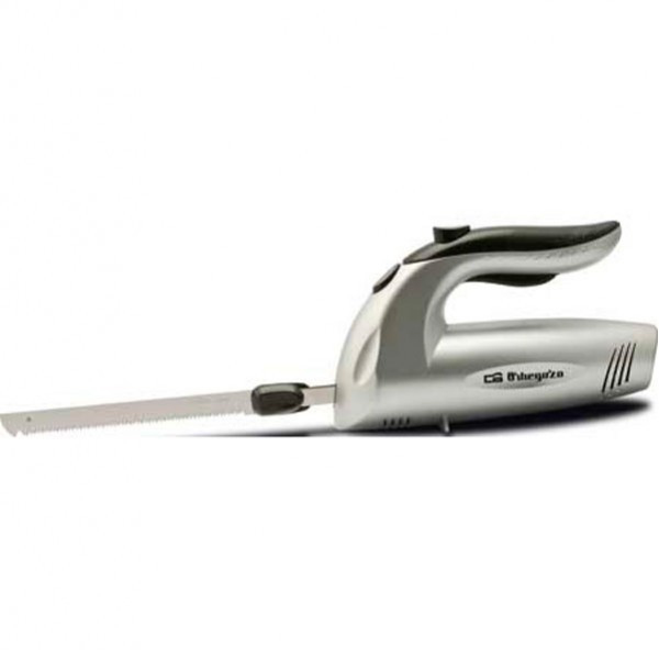 Cuchillo eléctrico - Orbegozo CU3800 Potencia 150W, interruptor de seguridad, cuchilla adicional