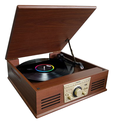 Giradiscos Sunstech Pxr32wd 3 velocidades madera fm 4kg pxr32 tocadiscos vintage reproductor de vinilo y musica mediante bluetooth usb tarjetas memoria sd auxiliar. sintonizador radio 2 altavoces. 3.5 retro susntech
