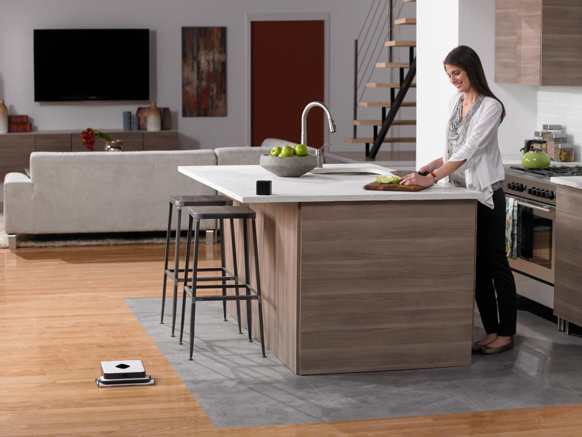 Robot aspirador - iRobot Braava 390t Robot friegasuelos Grandes espacios Navegación inteligente