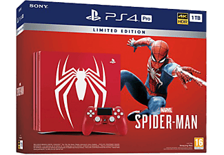 Consola - PS4 Pro 1 TB Edición Limitada Spider-man + Juego Marvel Spider-man