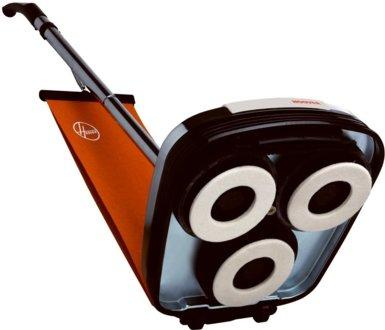 Enceradora - Hoover F 38 PQ Potencia de 800W, 3 juegos de cepillos, Capacidad de bolsa de 4 litros