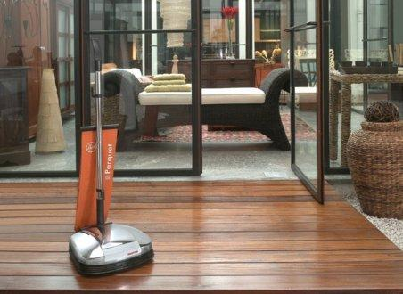 Enceradora - Hoover F 38 PQ Potencia de 800W, 3 juegos de cepillos, Capacidad de bolsa de 4 litros