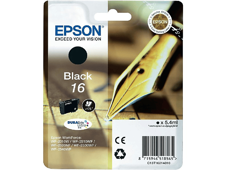 Epson 16 impresión 1 x negro 175 páginas
