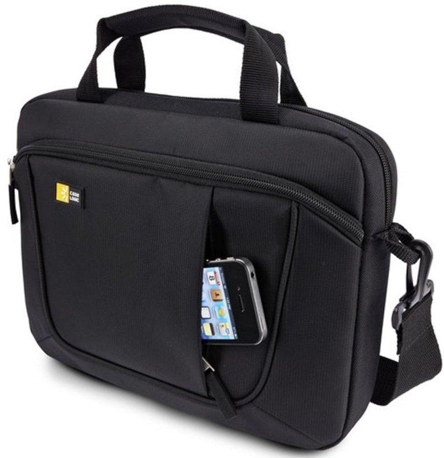 Maletín para portátil - Case Logic con asas, bolsillo frontal y en color negro