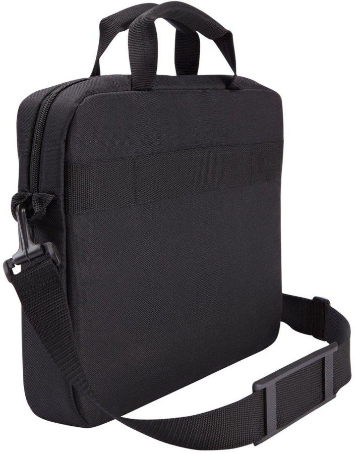 Maletín para portátil - Case Logic con asas, bolsillo frontal y en color negro