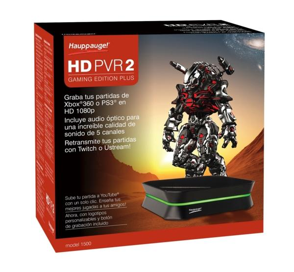 Capturadora de vídeo - Hauppauge! HD PVR2 Gaming Edition Plus, PC y MAC, entrada Optica