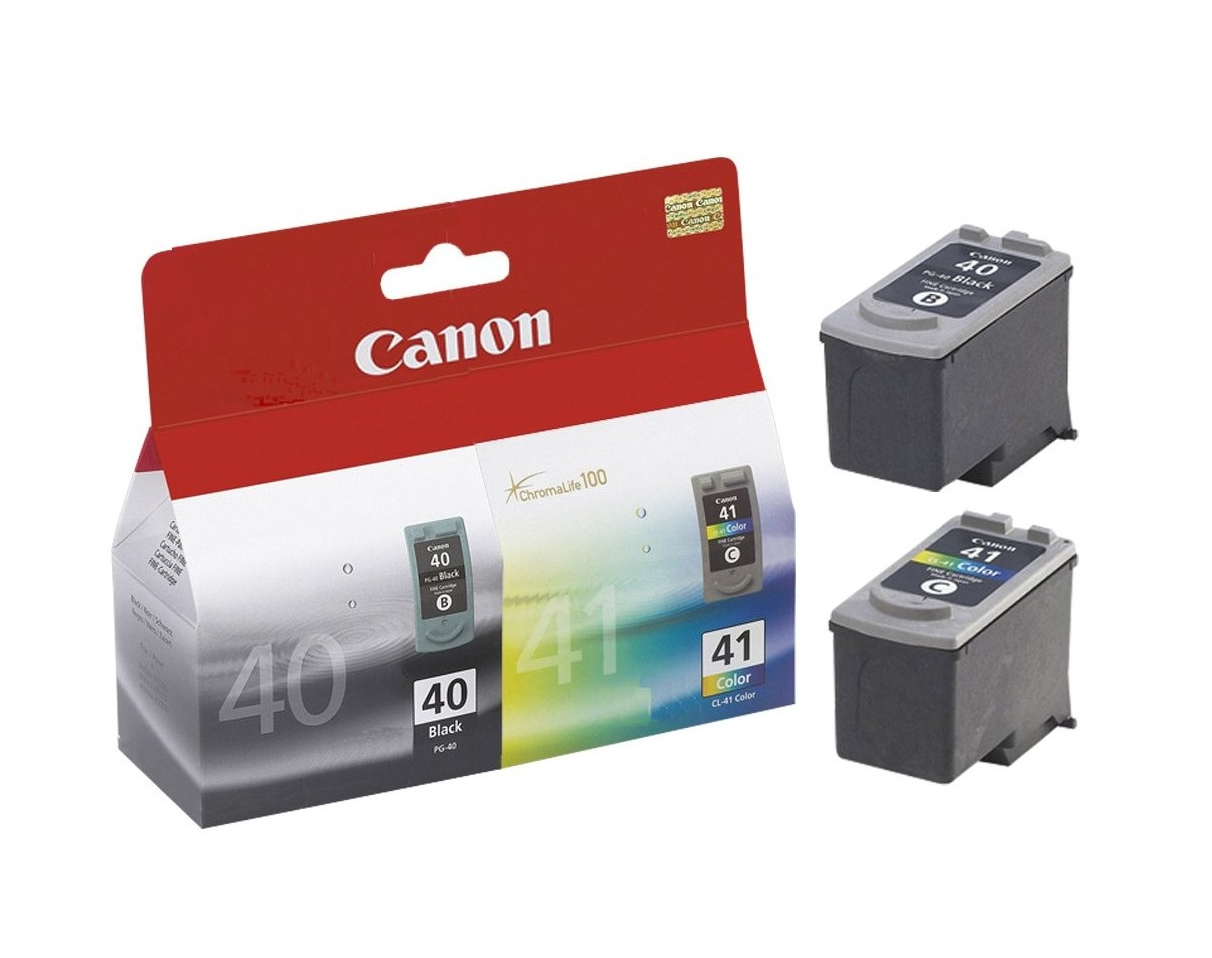 Pack de cartuchos - Canon PG-40/CL-41, negro y tricolor