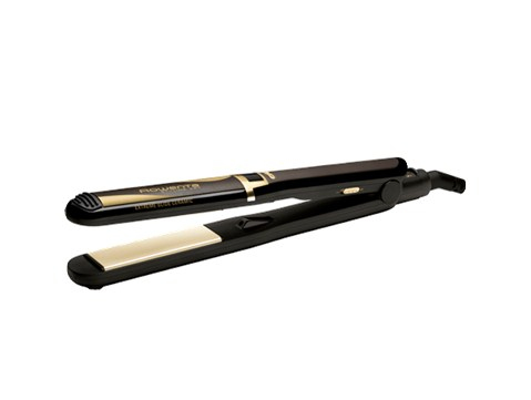 Plancha de Pelo - Rowenta CF7195 Revestimiento cerámico, Temperatura máxima 230º, Display LCD