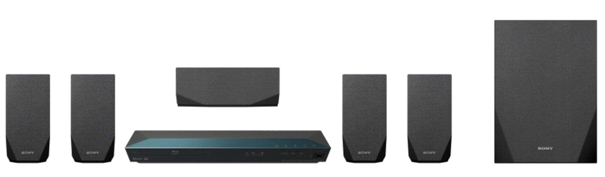 Home Cinema 5.1 - Sony BDV-E2100, 1000 W, Subwoofer, Blu-ray, 3D, Bluetooth, NFC, Wi-Fi, HDMI, USB,