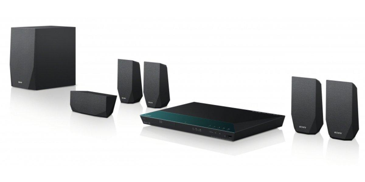 Home Cinema 5.1 - Sony BDV-E2100, 1000 W, Subwoofer, Blu-ray, 3D, Bluetooth, NFC, Wi-Fi, HDMI, USB,