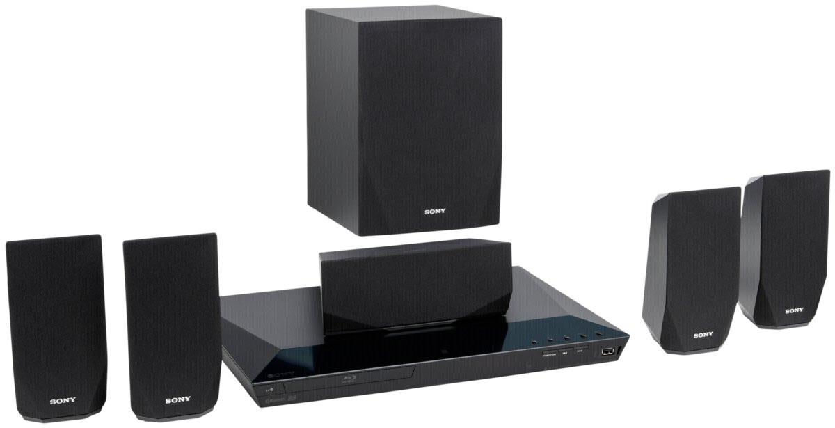 Home Cinema 5.1 - Sony BDV-E2100, 1000 W, Subwoofer, Blu-ray, 3D, Bluetooth, NFC, Wi-Fi, HDMI, USB,