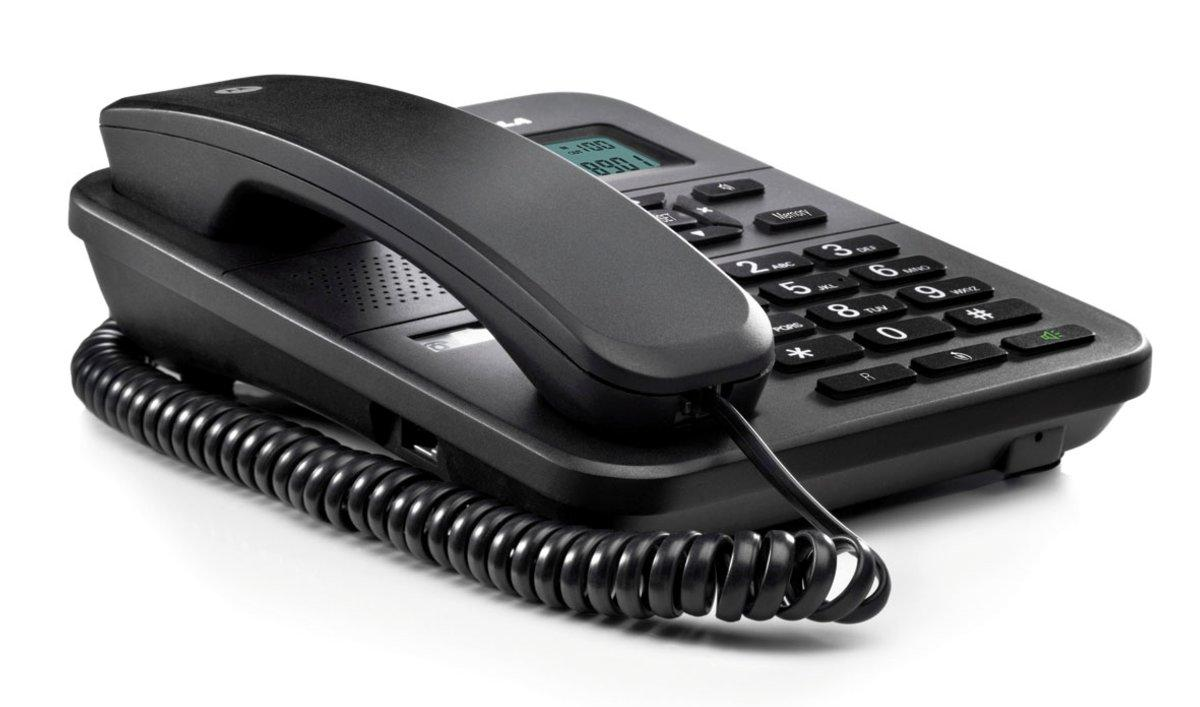Teléfono Dect Motorola ct202 negro ct202c fijo manos libres capacidad 30 contactos e08000ct2n1ges38 telefono black 24