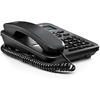 Teléfono - Motorola CT202 Negro con Manos libres y 24 tonos de llamada