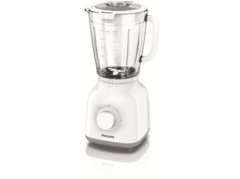 Batidora de vaso - Philips HR2105/00 Potencia 400W, 2 Velocidades, Jarra de cristal