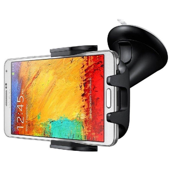 Soporte de móvil para coche - Samsung  EE-V200SA, Para móviles de 4" a 5.8", Universal, Negro