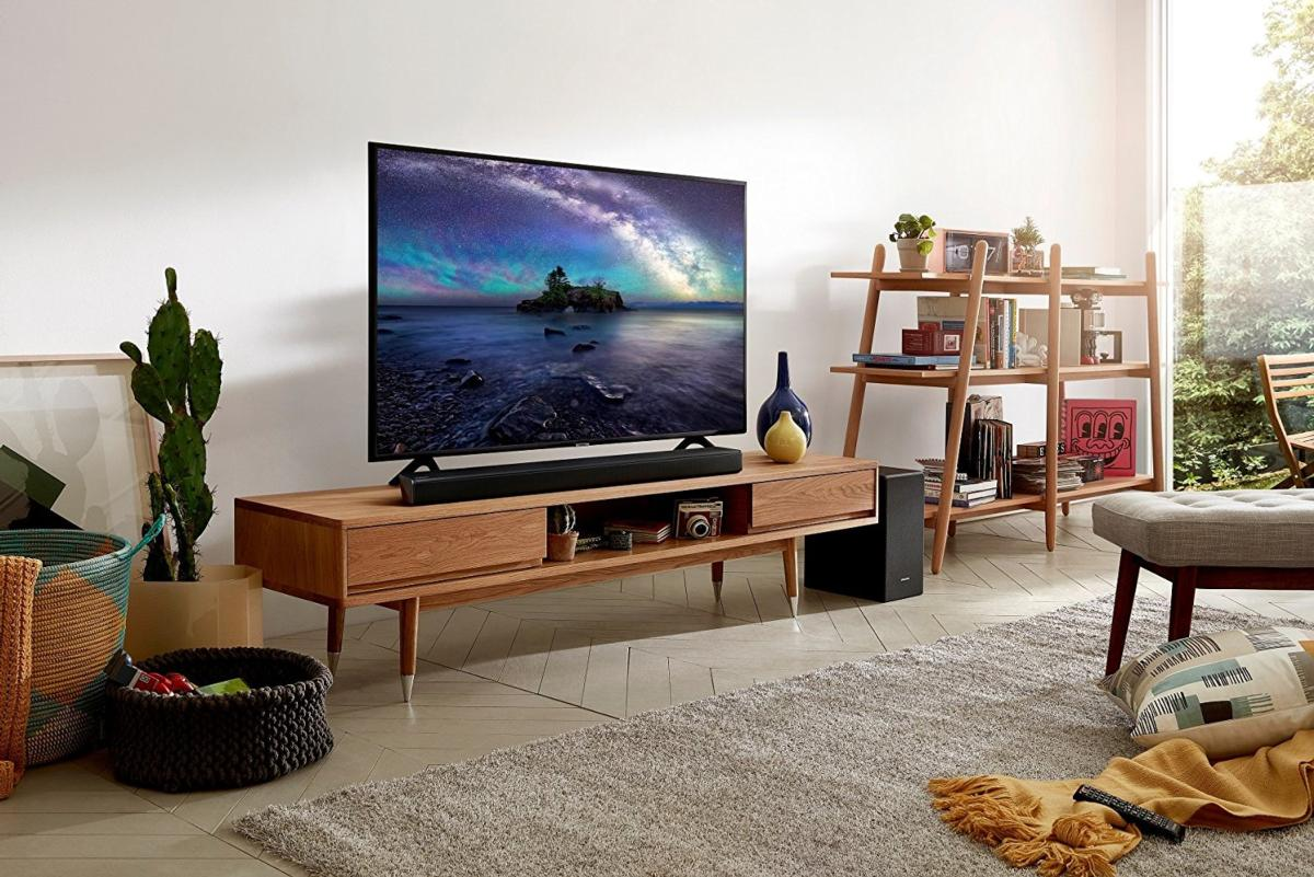 Barra de sonido - Samsung HW-N550, 340 W, 3.1, Subwoofer inalámbrico, Bluetooth, USB, HDMI, 3D,