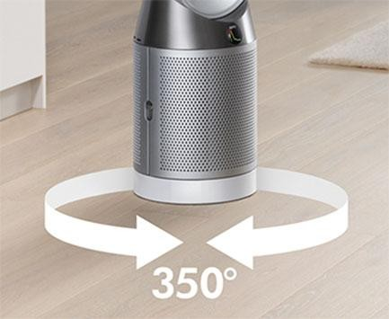 Purificador de aire - Dyson Pure Cool Link Tower, Ventilador, Antialergias, Oscilación, Negro