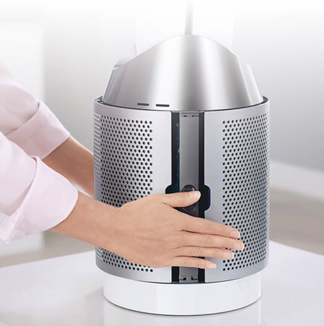 Purificador de aire - Dyson Pure Cool Link Tower, Ventilador, Antialergias, Oscilación, Negro