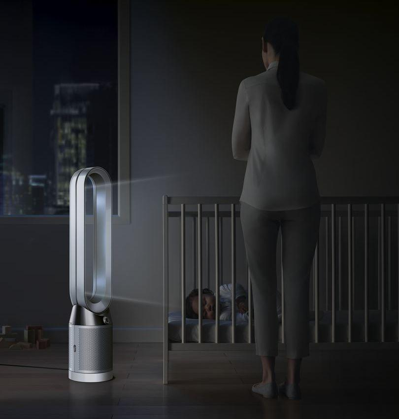 Purificador de aire - Dyson Pure Cool Link Tower, Ventilador, Antialergias, Oscilación, Negro