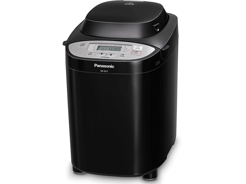 Panificadora - Panasonic SD-2511KXE, 550 W, 33 programas, 3 tamaños de pan, Tostado regulable