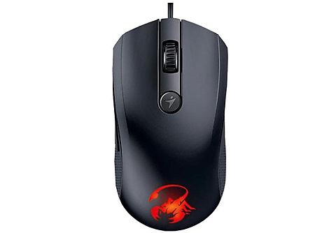 Ratón gaming - Genius X-G600, USB, Laser, 5 botones, Negro