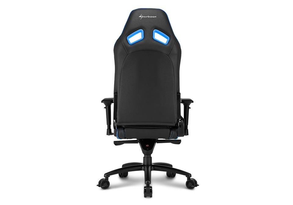 Silla gaming - Sharkoon Skiller SGS3, Ergonómica, Azul y negro