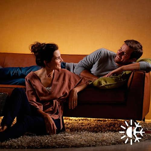 Luces - Kit 3 bombillas LED inteligentes E27, Puente y mando Philips Hue, Luz de cálida a fría