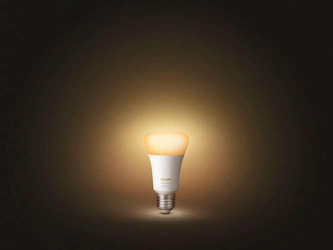 Luces - Kit 3 bombillas LED inteligentes E27, Puente y mando Philips Hue, Luz de cálida a fría