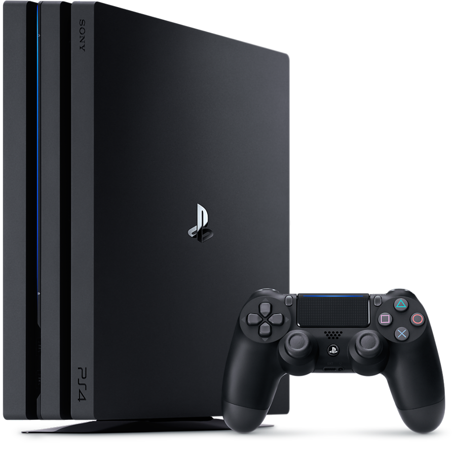 Consola - Sony PS4 Pro Negra, 1TB, DualShock + Voucher Fortnite