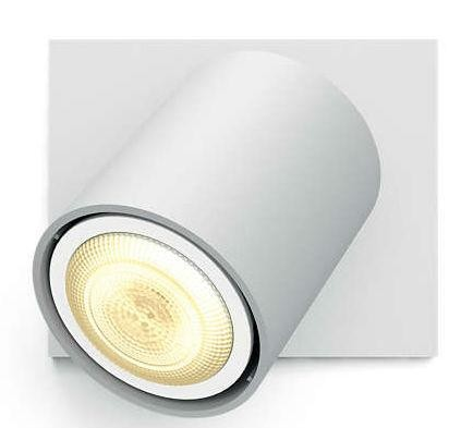 Foco LED - Philips Hue Runner, LED Blanco inteligente, Luz blanca de cálida a fría, Domótica