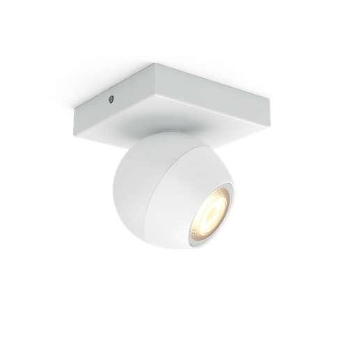 Foco - Philips Hue Buckram Inteligente, LED blanco, Luz blanca de cálida a fría, Domótica