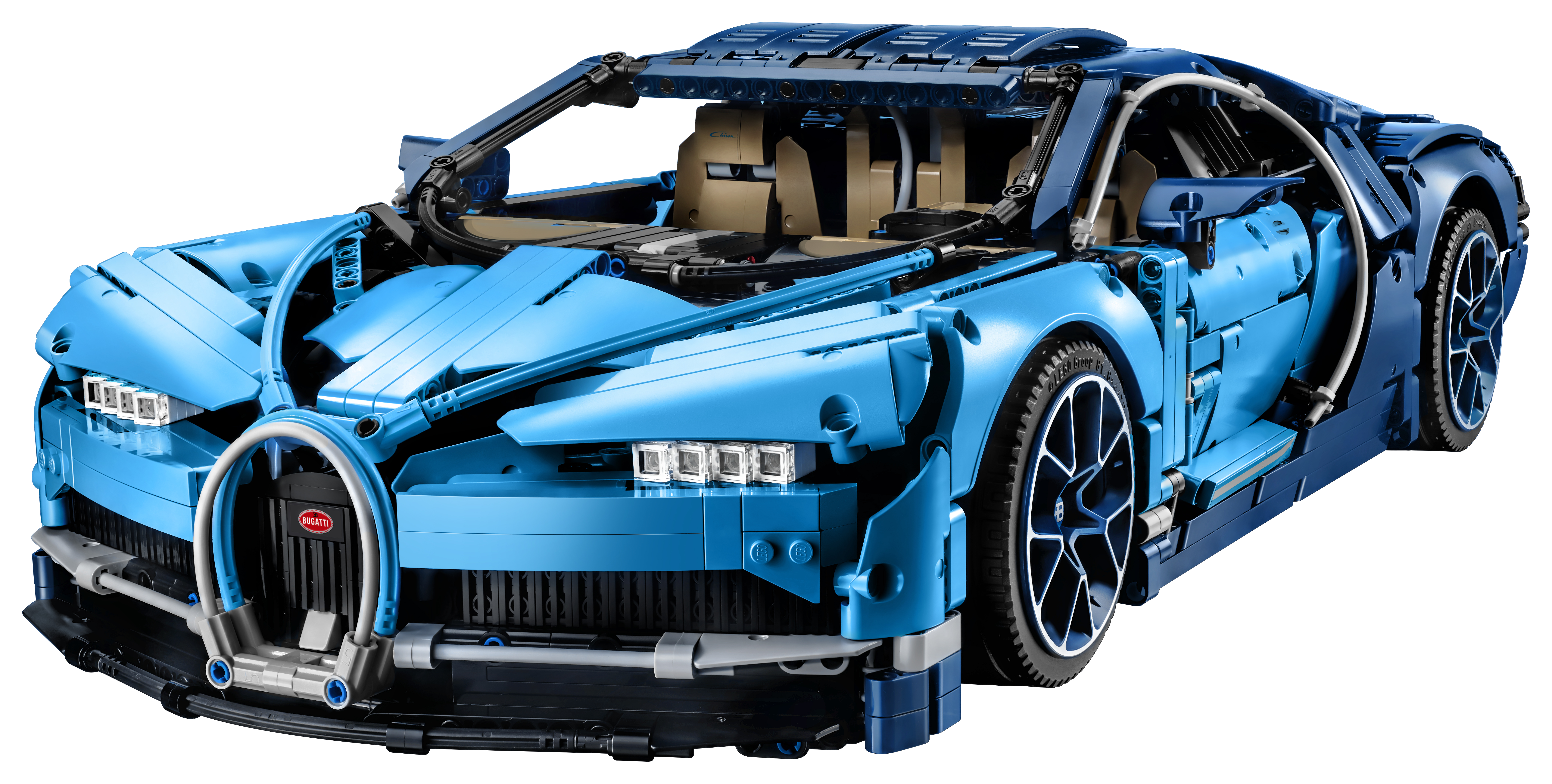 LEGO 42083 Bugatti Chiron Bausatz, Mehrfarbig