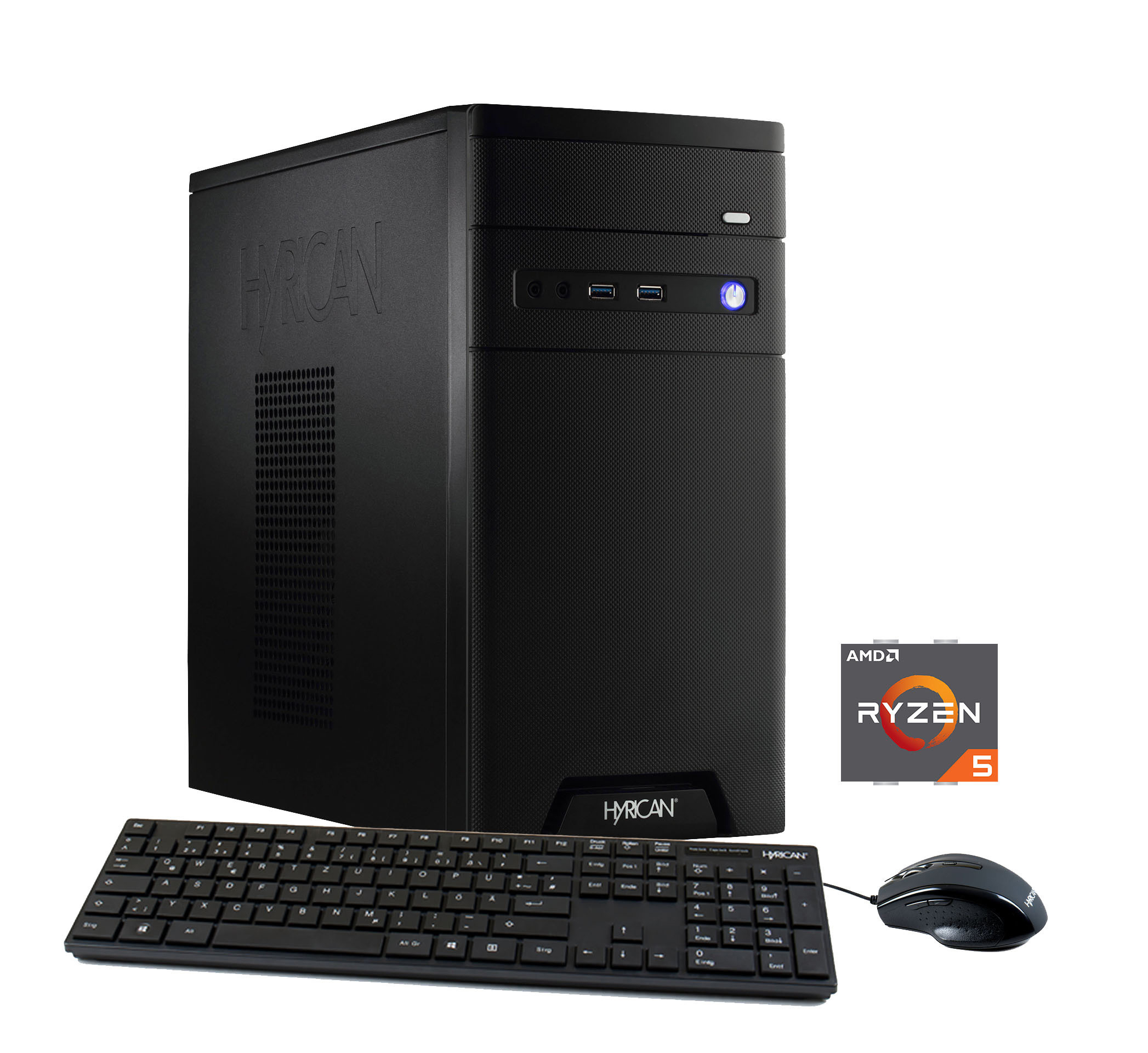 HYRICAN CYBERGAMER 6081 - AMD Ryzen™ 5 2600 - 8 GB - 120 GB - NVIDIA GeForce® GTX 1060 - Windows 10