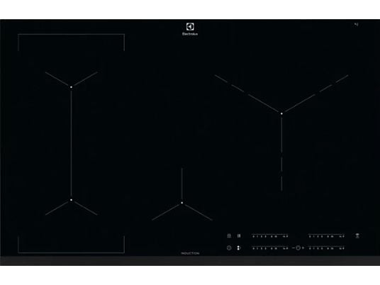 Encimera - Electrolux EIV83446, Vitrocerámica, Eléctrica, Inducción, 4 zonas, 32 cm