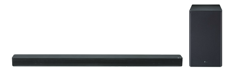 Barra de sonido - LG SK8, 2.1 canales, 360 W, Hi-Res Audio, Dolby Atmos, Google Assistant,