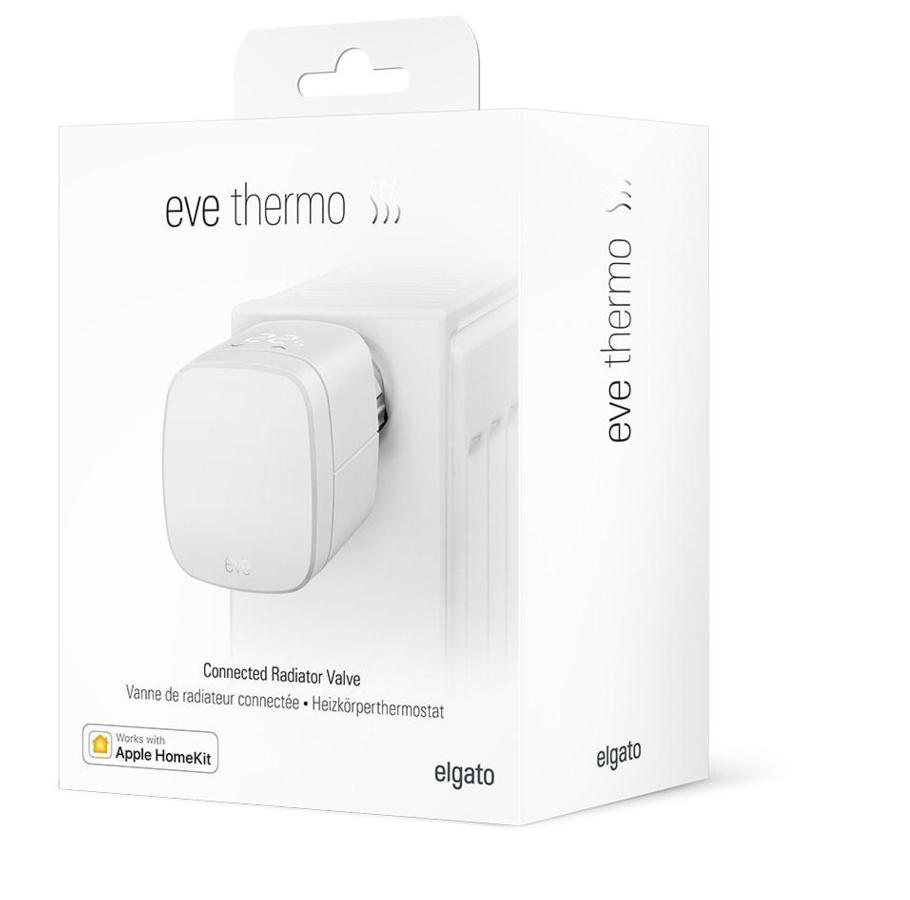 Valvula para radiador - Elgato Eve Thermo, Bluetooth, Pilas, Adaptadores Danfoss RA, RAV, RAVL,