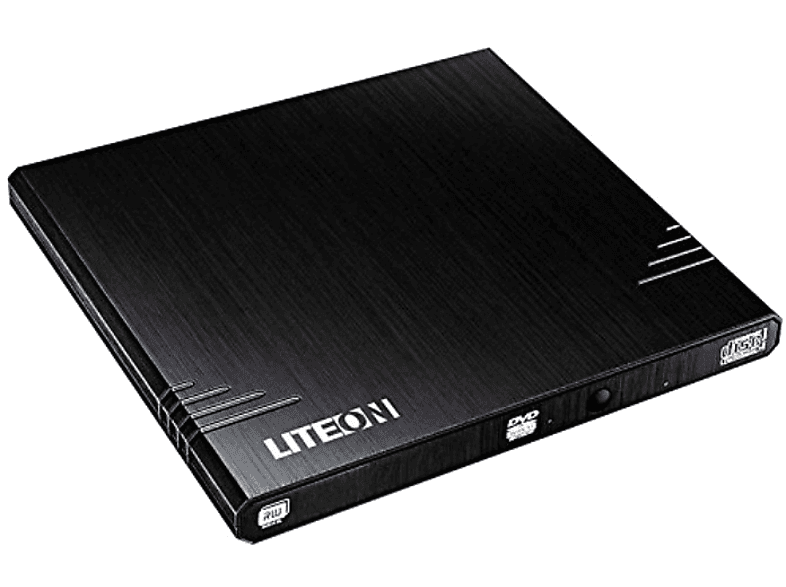 grupo Endurecer Experto Grabadora de DVD | LiteOn eBAU108, Externa, Portátil, Negro