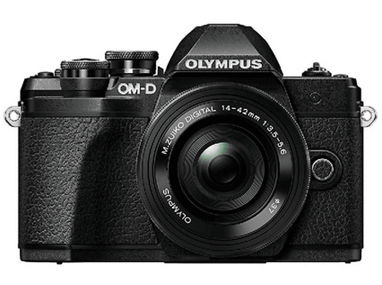 Cámara EVIL - Olympus OM-D E-M10 Mark III, Sensor Live MOS, 16.1 MP, Vídeo 4K, WiFi, Negro +